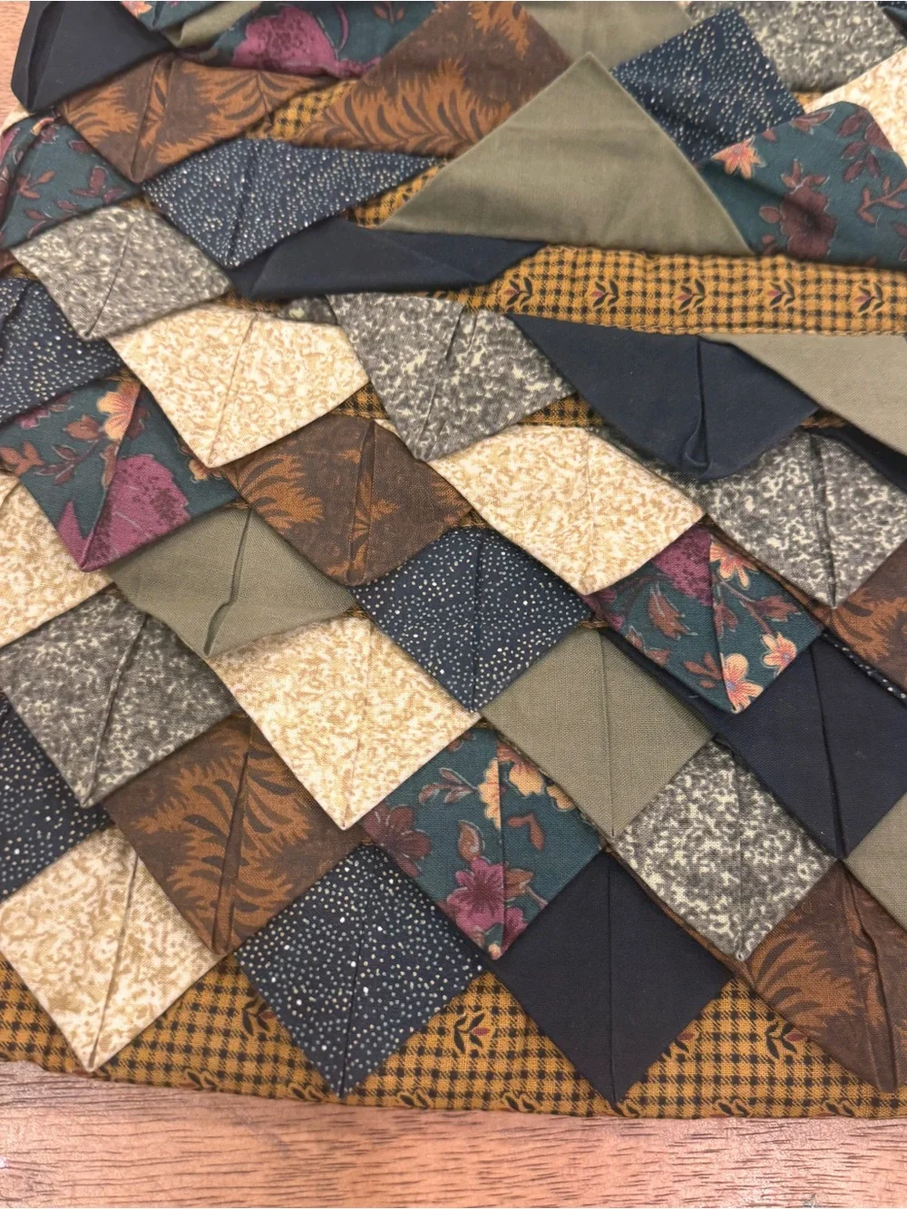 Donna Sharp Patchwork Quilt Decorative Pillow Cover Rustic Cabincore